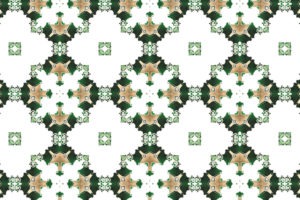 wallpaper los angeles art deco green white gold
