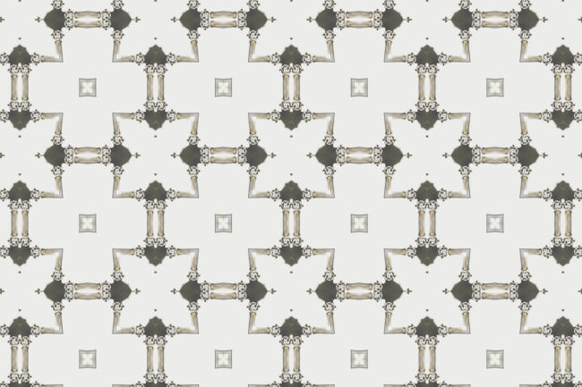 Dido Cream Grey Gold Chinoiserie lattice wallpaper by Pearl and Maude