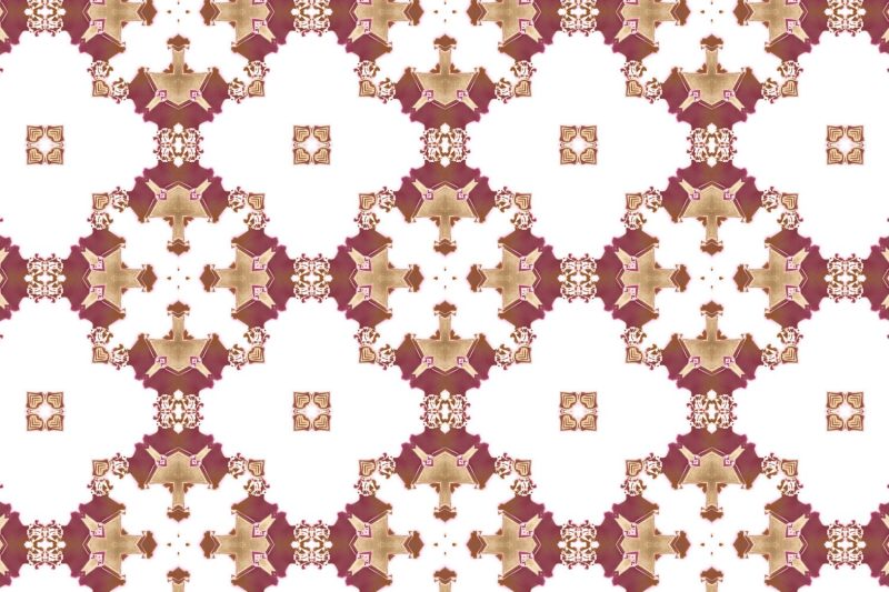 los angeles wallpaper red burgundy gold art deco