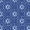 Beaufort Indigo White Sunburst Repeat Pattern_Pearl and Maude