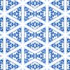 Bunsen blue and white trellis chinoiserie pattern fabric and wallpaper by Pearl and Maude