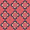wallpaper los angeles art deco pink and blue