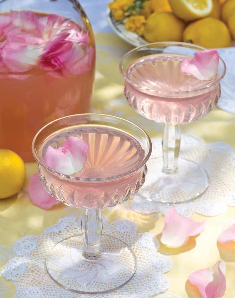 rose lemonade for colorful summer living