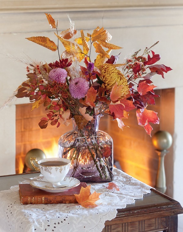 Gorgeous fall floral arrangement