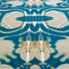 Tudor Art Print - Blue and Gold