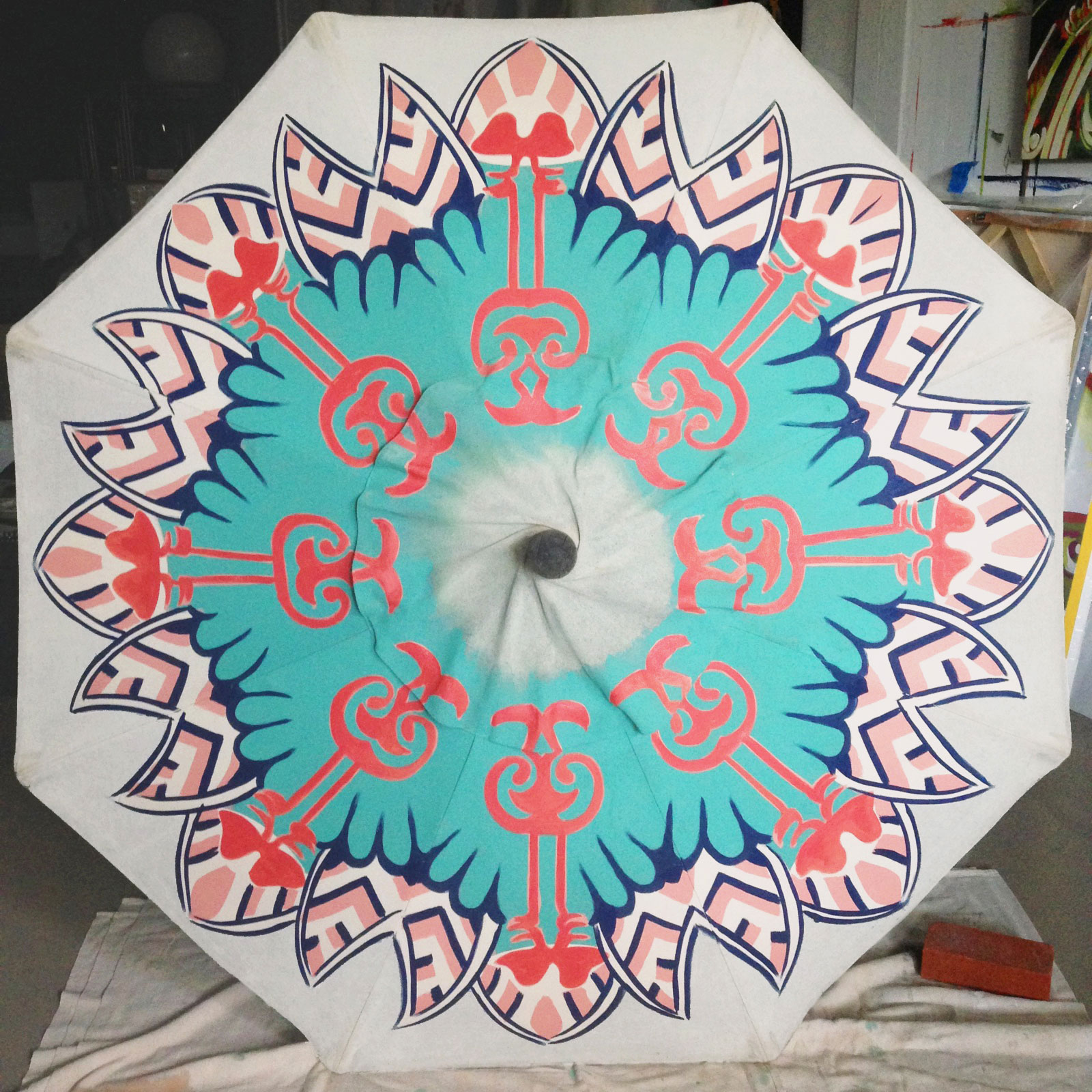 My First Hand Painted Patio Umbrella Pearl & Maude Home