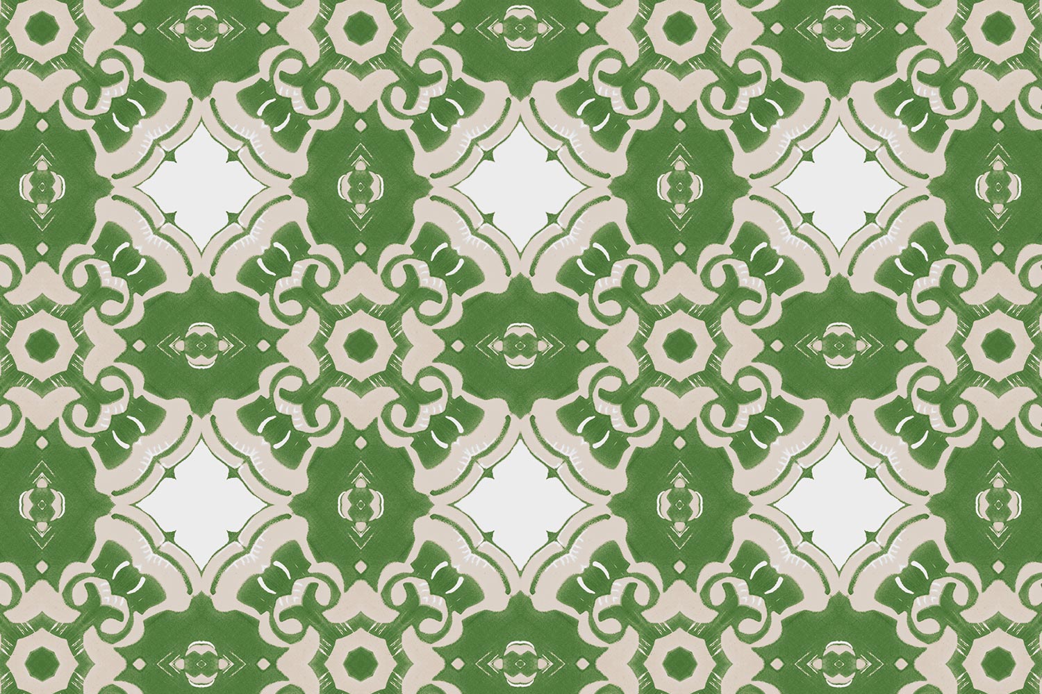 Moss-Green Uni Wallpaper Matt