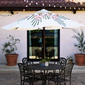 custom painted patio umbrellas