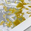 Carmen Floral Art Print in Saffron Yellow