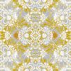 Carmen Floral Art Print in Saffron Yellow
