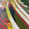 Swoop Colorful Abstract Architectural Botanical Painting by Teale Hatheway brushwork detail