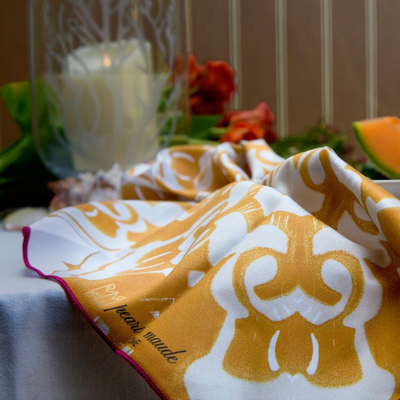 Yellow Cloth Dinner Napkins for summer dinner parties