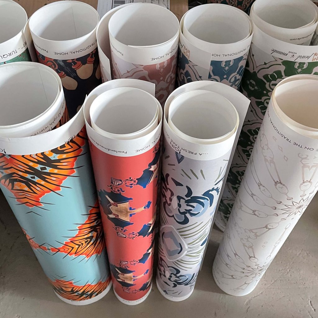 digitally printed wallpaper is an efficient solution for custom wallcoverings