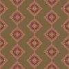 Desert-Diamonds---saddle---brown-pink-abstract-pattern---pearl-and-maude repeat diamond pattern of Desert Diamonds abstract brown and pink wallpaper and fabric pattern showing the saddle colorway.