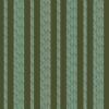 Repeating pattern of Perigrene striped wallpaper and fabric showing the braided pattern and dark, moody colors of the Ridge colorway.