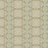 the repeat pattern of Ruguru geometric tile pattern in sage green, white and beige for fabric and wallpaper by pearl and maude