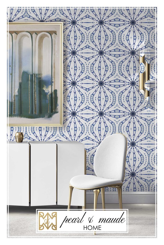Our pupular Fern pattern in blue and white will be on display at WestEdge 2023