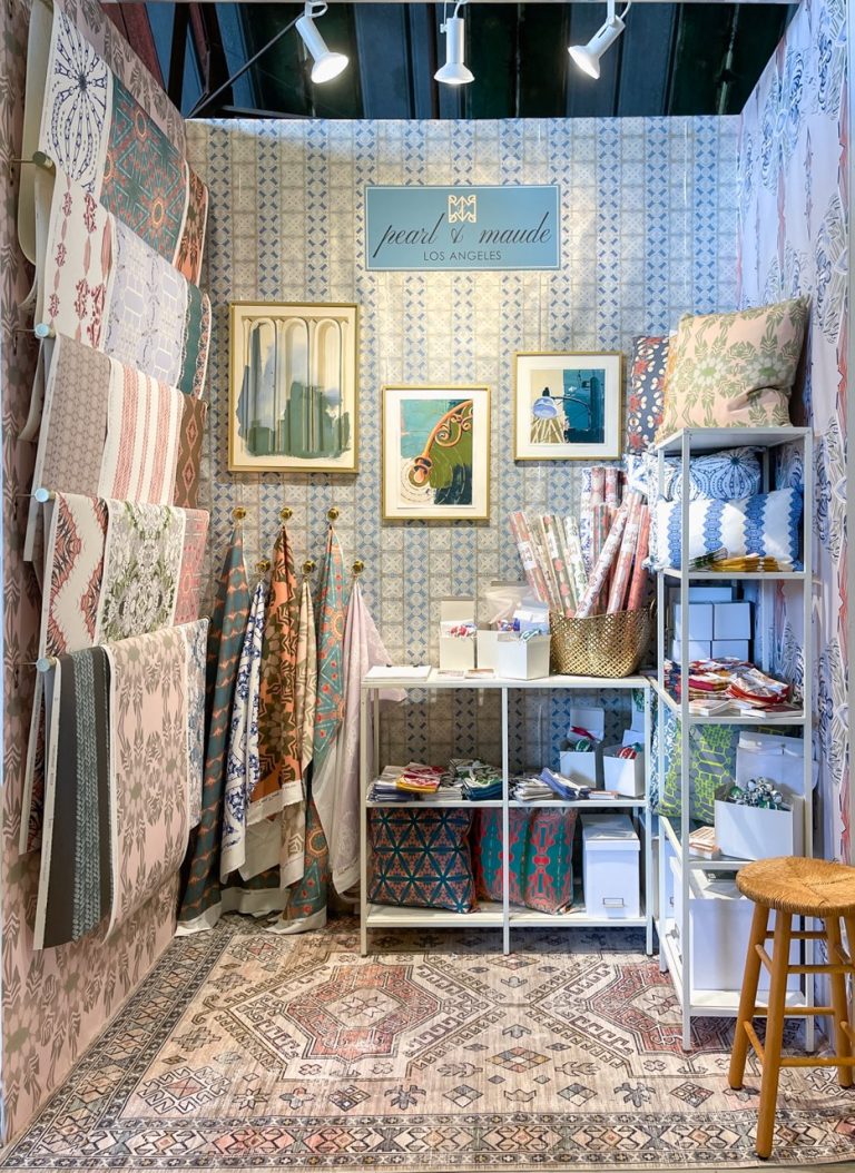 Pearl & Maude's booth at WestEdge Design Fair
