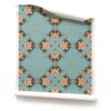 Roll of Eva in Robin's Egg Blue Geometric Art Deco Wallpaper - is a sophisticated, geometric, Art Deco-inspired wallpaper by Pearl and Maude..