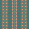 repeat of Evelyn blue brown stripe pattern by Pearl & Maude