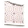 Fern Minimalist Wallpaper with Blush and White Organic Shapes - pink and grey is an undeniably pretty, elegant and playful wallaper