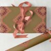 Desert-Diamonds-Khaki-Gift-Wrap-Roll-Gift-Wrapped-Box-with-Roll_2500 Desert Diamonds • Saddle Brown Gift Wrapping Paper Roll