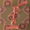Desert-Diamonds-Khaki-Wrapping-Paper-Roll-Gift-Wrapped-Box-Top-View_2500 Desert Diamonds • Saddle Brown Gift Wrapping Paper Roll