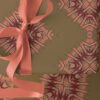 Desert-Diamonds-Khaki-Wrapping-Paper-Roll-Gift-Wrapped-Box-Top-View_cropped Desert Diamonds • Saddle Brown Gift Wrapping Paper Roll