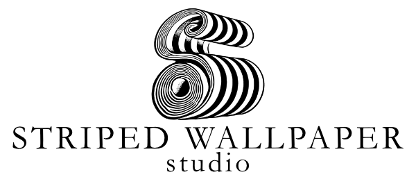 The Striped Wallpaper Studio Logo